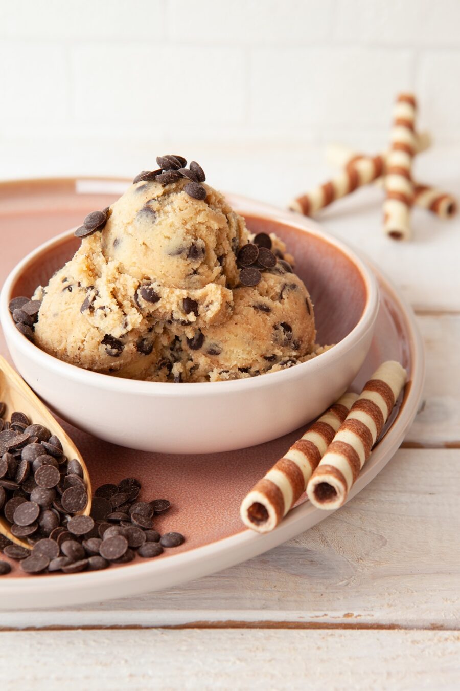 Maple Almond Chocolate Chip Oat Cookie Dough